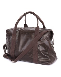 Labonia travel bag calfskin brown handmade Italy Napoli