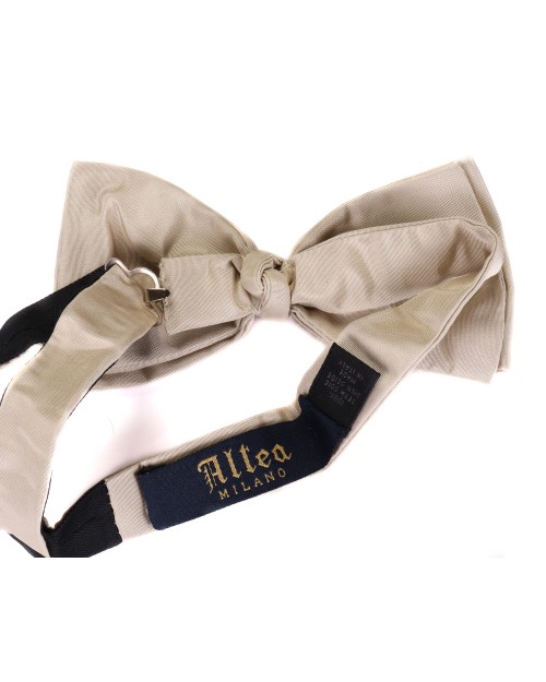 ALTEA BOW TIE - DOVE-GREY - PURE SILK
