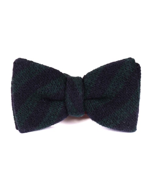 ALTEA BOW TIE - BLUE & GREEN - WOOL