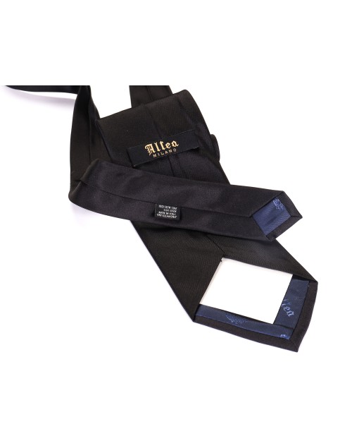 ALTEA TIE - BLACK & BLUE - PURE SILK