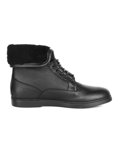 BALDININI ANKLE BOOTS - CALFSKIN - BLACK