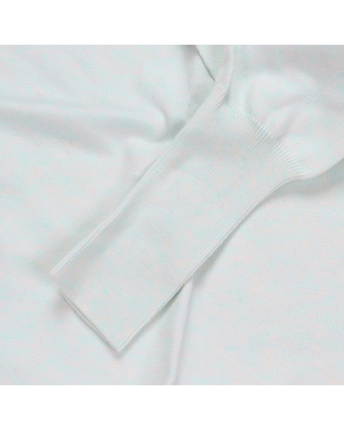 BALLANTYNE SWEATER - WATER GREEN - COTTON