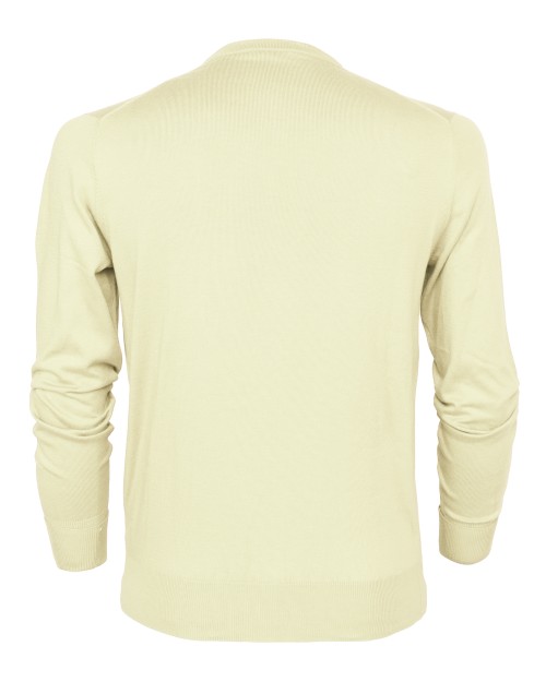 BALLANTYNE SWEATER - LIGHT YELLOW - COTTON