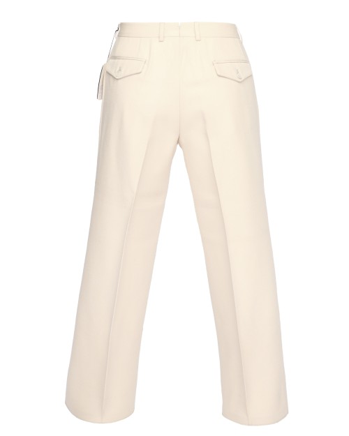 BALLY PANTS - IVORY - WOOL