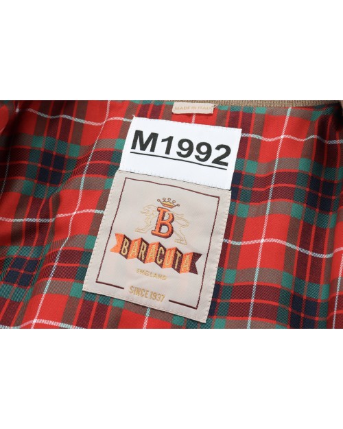 M1992 X BARACUTA "G4" JACKET - IVORY & BROWN - STRETCH POLYESTER