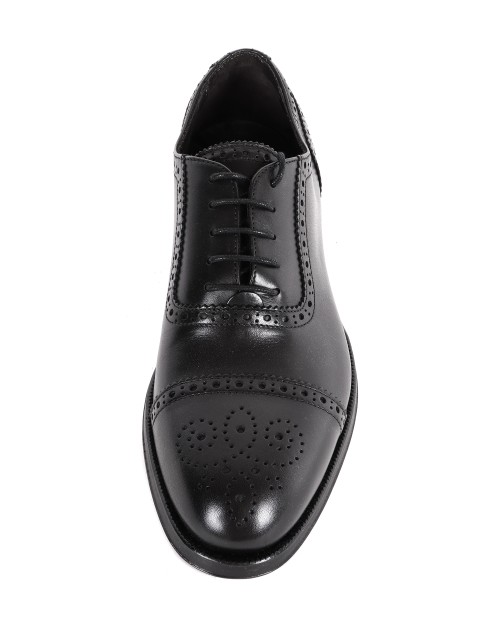 BELSIRE MILANO OXFORD SHOES - CALFSKIN  - BLACK