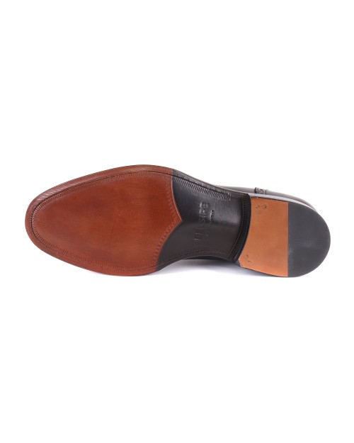 BELSIRE MILANO OXFORD SHOES - CALFSKIN  - BLACK