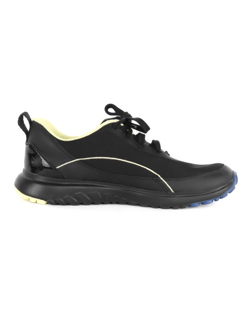 CAMPER SNEAKERS - FABRIC AND CALFSIKIN - BLACK & LIME