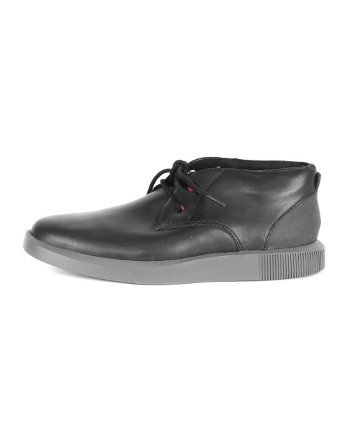 CAMPER CHUKKA BOOTS - CALFSKIN & NABUK - BLACK