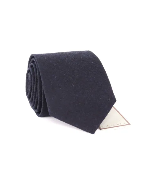 CANALI TIE - NAVY BLUE - WOOL