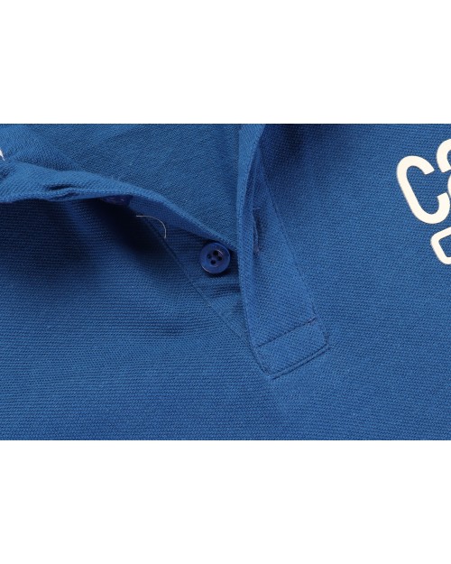 CAVALLI CLASS POLO SHIRT - BLUE - COTTON