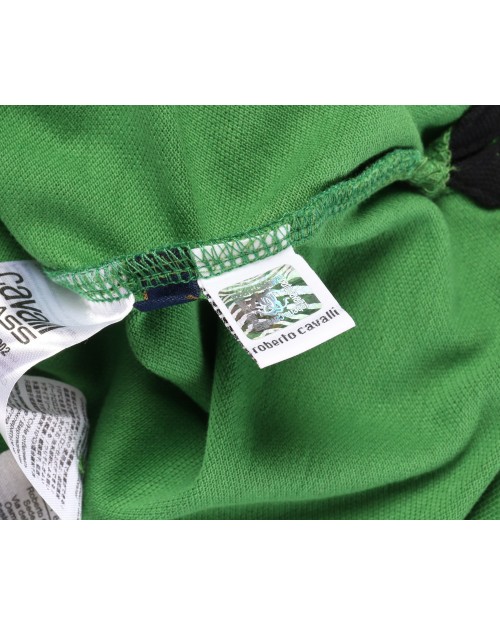 CAVALLI CLASS POLO SHIRT - GREEN - COTTON