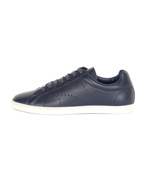 CORNELIANI SNEAKERS - CALFSKIN - BLUE