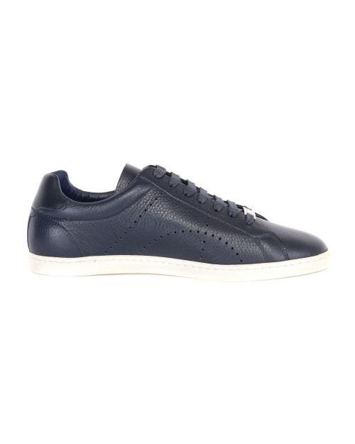CORNELIANI SNEAKERS - CALFSKIN - BLUE