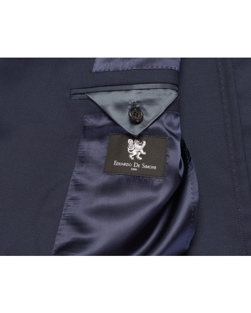 EDUARDO DE SIMONE BLAZER - NAVY BLUE - LIGHTWEIGHT WOOL