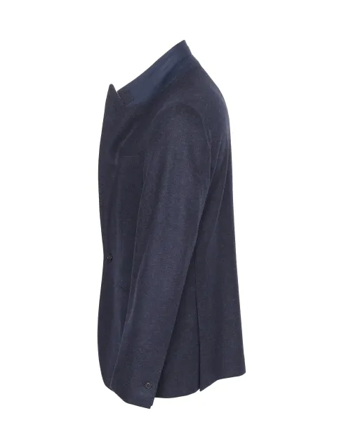 EDUARDO DE SIMONE BLAZER - BLUE - WOOL FLANNEL