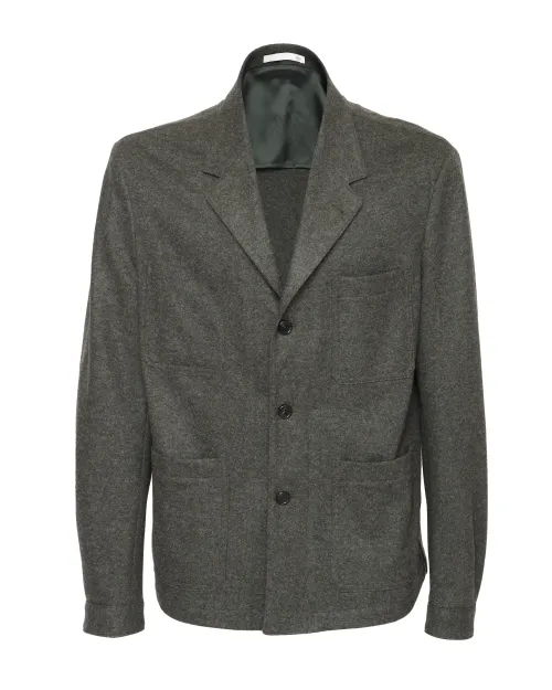 EDUARDO DE SIMONE JACKET - DARK GREEN - WOOL