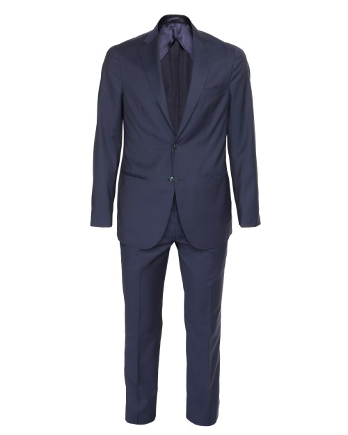 EDUARDO DE SIMONE SUIT - NAVY BLUE - LIGHTWEIGHT WOOL