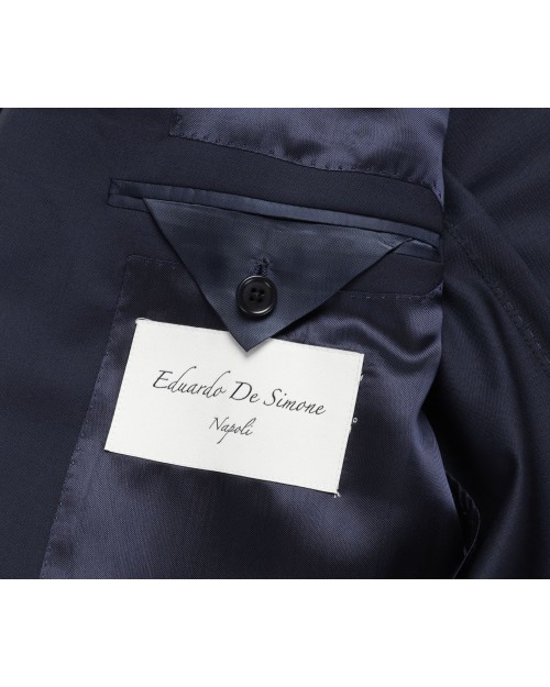 EDUARDO DE SIMONE BLAZER - NAVY BLUE - LIGHTWEIGHT WOOL