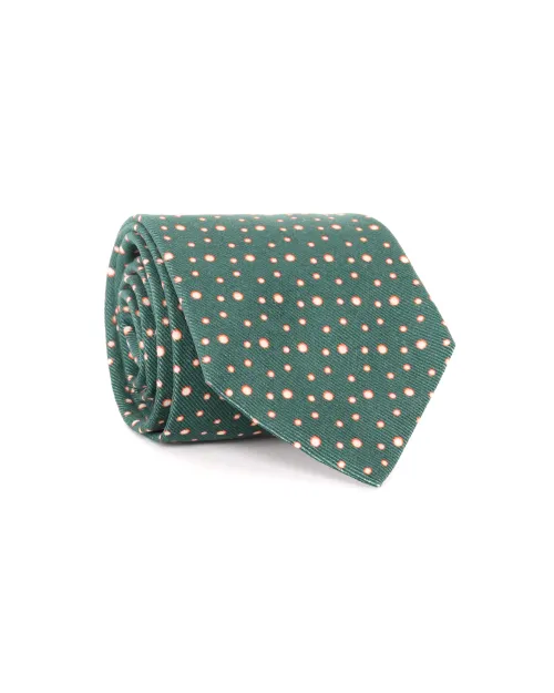 EIDOS by ISAIA TIE - GREEN - COTTON