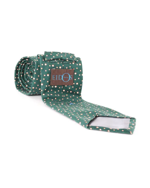 EIDOS by ISAIA TIE - GREEN - COTTON
