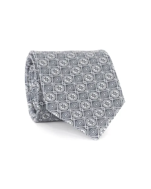 EIDOS by ISAIA TIE - GREY - LINEN