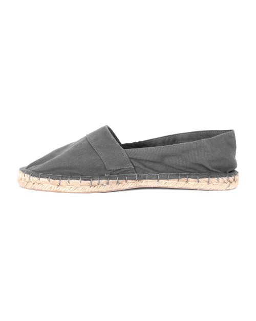 EMPORIO ARMANI ESPADRILLES - GREY - COTTON