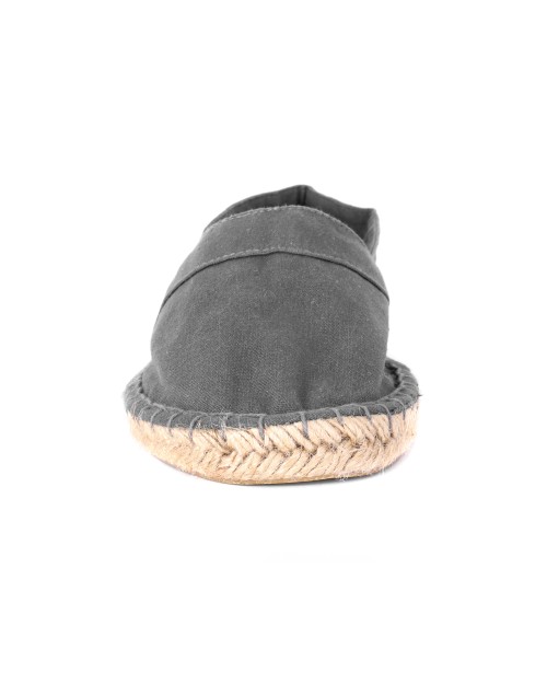EMPORIO ARMANI ESPADRILLES - GREY - COTTON