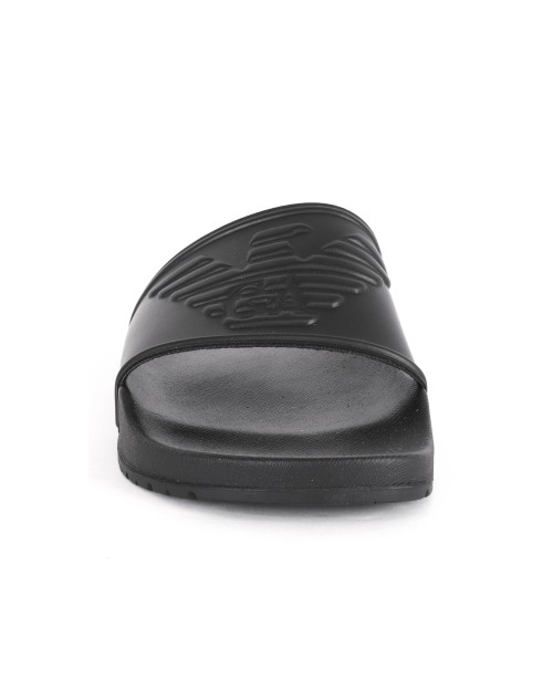 EMPORIO ARMANI SLIDERS - BLACK