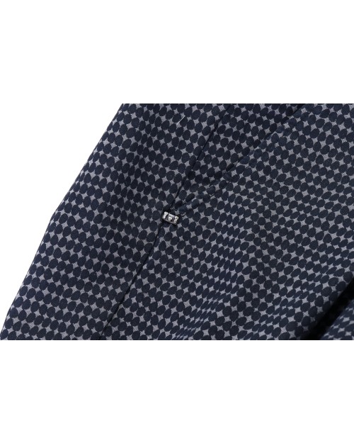 ENTRE AMIS PANTS - DARK BLUE - STRETCH COTTON