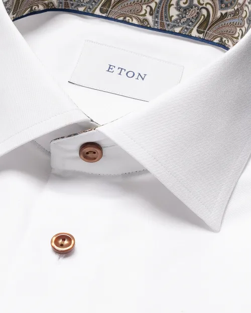 ETON SHIRT - WHITE - COTTON