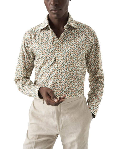 ETON SHIRT - WHITE - COTTON & LYOCELL