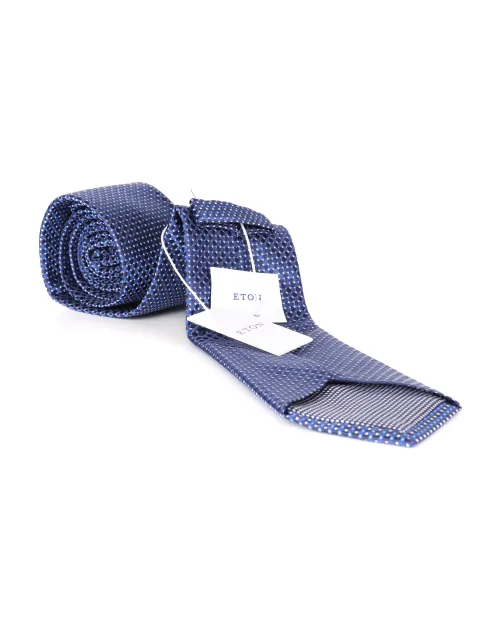 ETON TIE - BLUE - PURE SILK