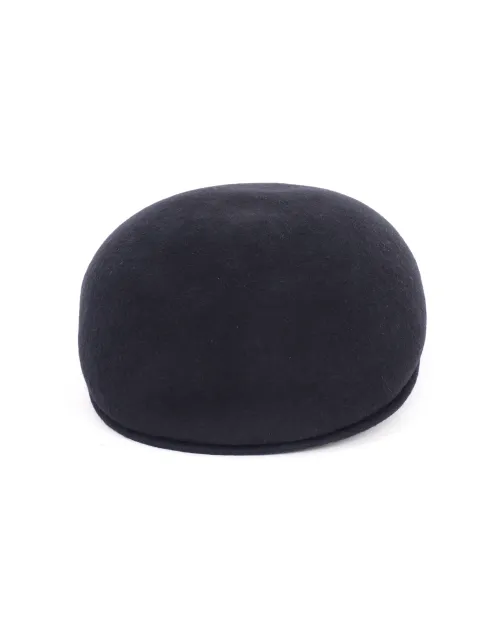 EZZELINO ASCOT CAP - NAVY BLUE - WOOL FELT