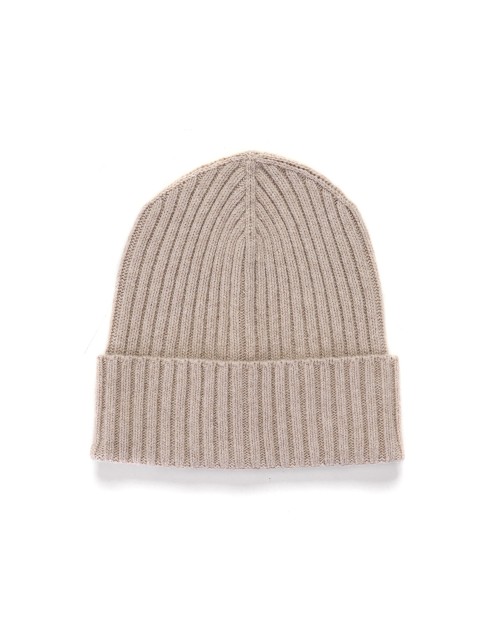 EZZELINO BEANIE - BEIGE - WOOL & CASHMERE