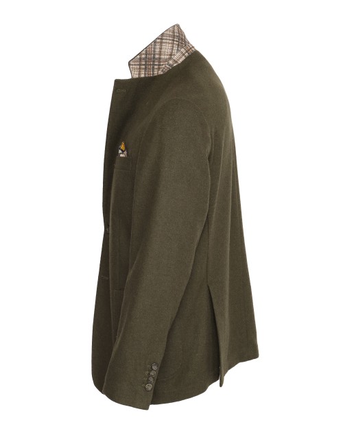 EZZELINO BLAZER - GREEN - WOOL & COTTON
