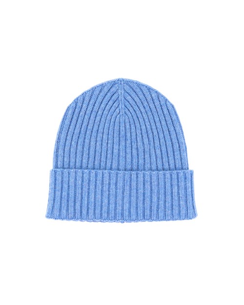 EZZELINO BEANIE - LIGHT BLUE - WOOL & CASHMERE