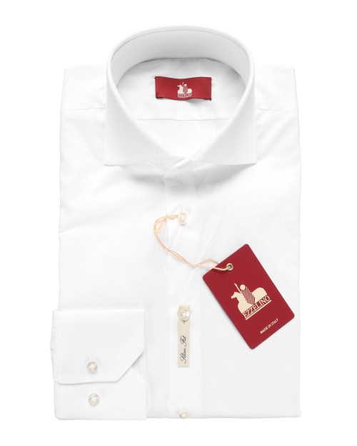 EZZELINO DRESS SHIRT - WHITE - STRETCH COTTON