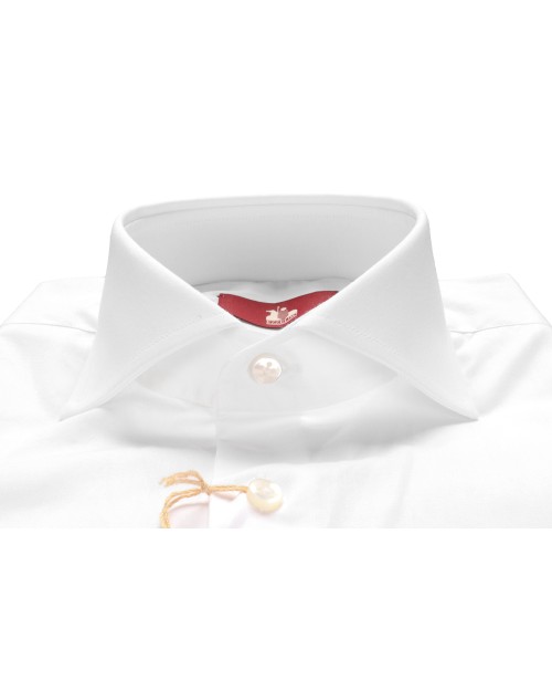 EZZELINO DRESS SHIRT - WHITE - STRETCH COTTON