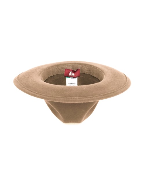 EZZELINO FEDORA HAT - BEIGE - WOOL FELT
