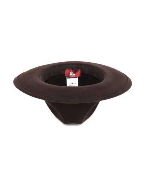 EZZELINO FEDORA HAT - BROWN - WOOL FELT