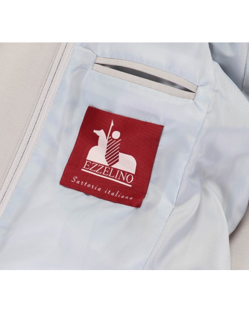 EZZELINO HOODED SPORT COAT - GREY - STRETCH COTTON