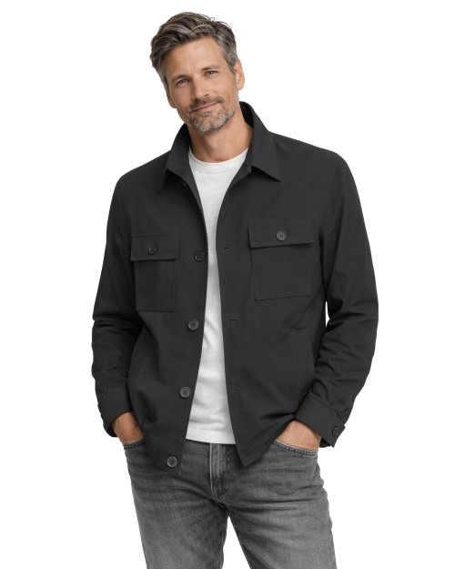 EZZELINO FIELD JACKET - BLACK - TECHNICAL FABRIC