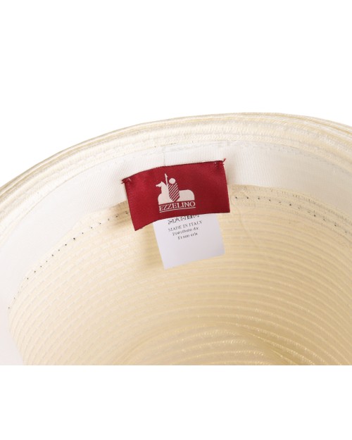 EZZELINO PANAMA HAT - IVORY - PAPER