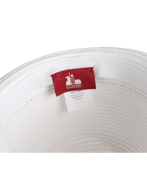 EZZELINO PANAMA HAT - WHITE - PAPER