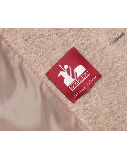 EZZELINO PEACOAT - BEIGE - WOOL & ALPACA