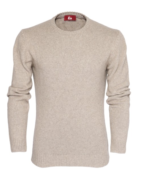EZZELINO SWEATER - BEIGE - PURE CASHMERE