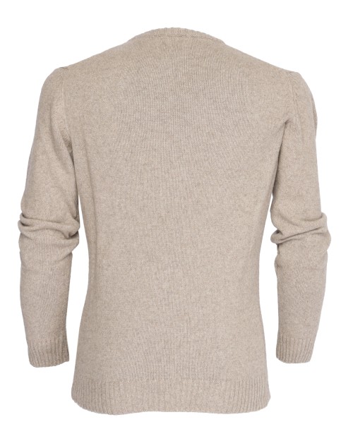 EZZELINO SWEATER - BEIGE - PURE CASHMERE