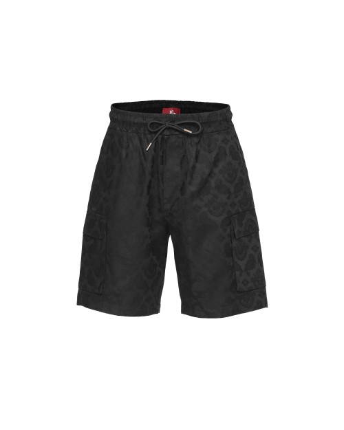 EZZELINO SHORTS - BLACK - STRETCH COTTON