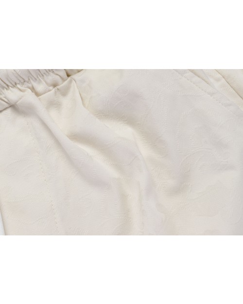 EZZELINO SHORTS - OFF-WHITE - STRETCH COTTON